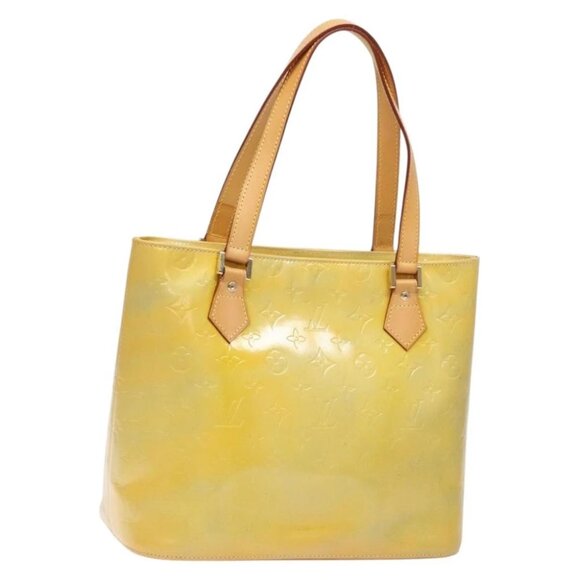 LOUIS VUITTON Monogram Vernis Houston Hand Bag Gris M91053 LV Auth ti3378 - Picture 3 of 15